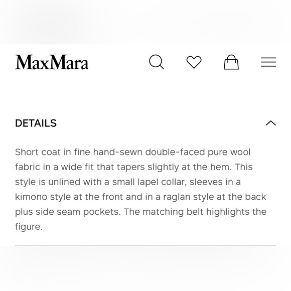 MaxMara black wool coat - Picture 9 of 10